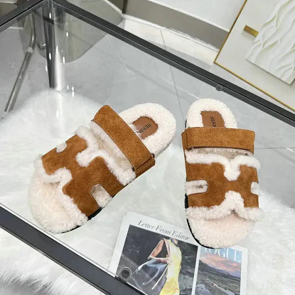 Hermes - Sandale Luxe en Peau de Mouton