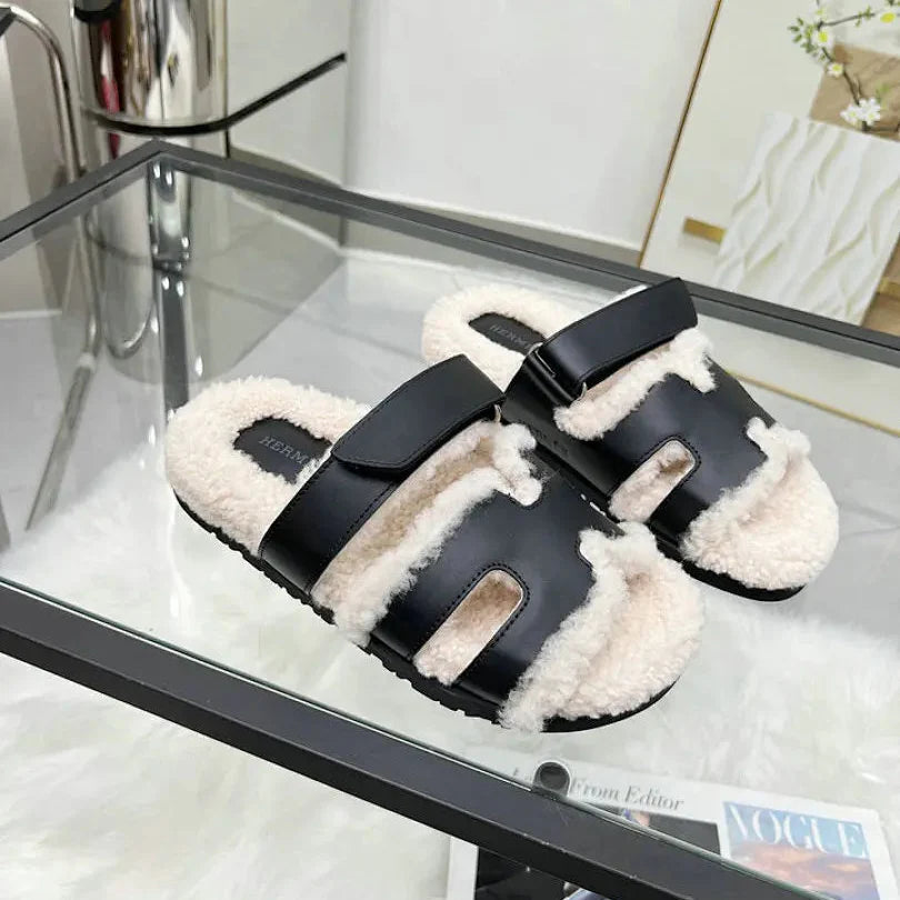 Hermes - Sandale Luxe en Peau de Mouton