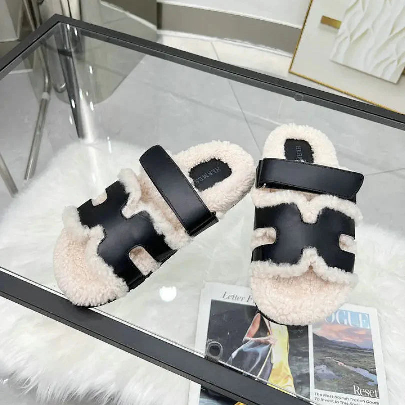 Hermes - Sandale Luxe en Peau de Mouton