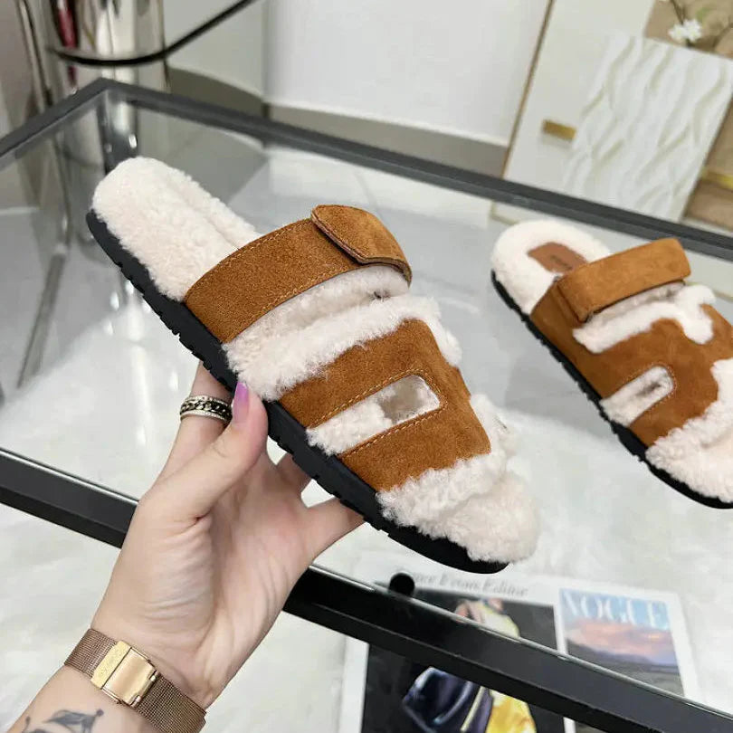 Hermes - Sandale Luxe en Peau de Mouton