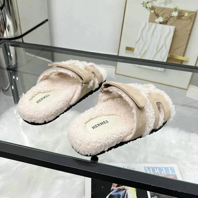 Hermes - Sandale Luxe en Peau de Mouton