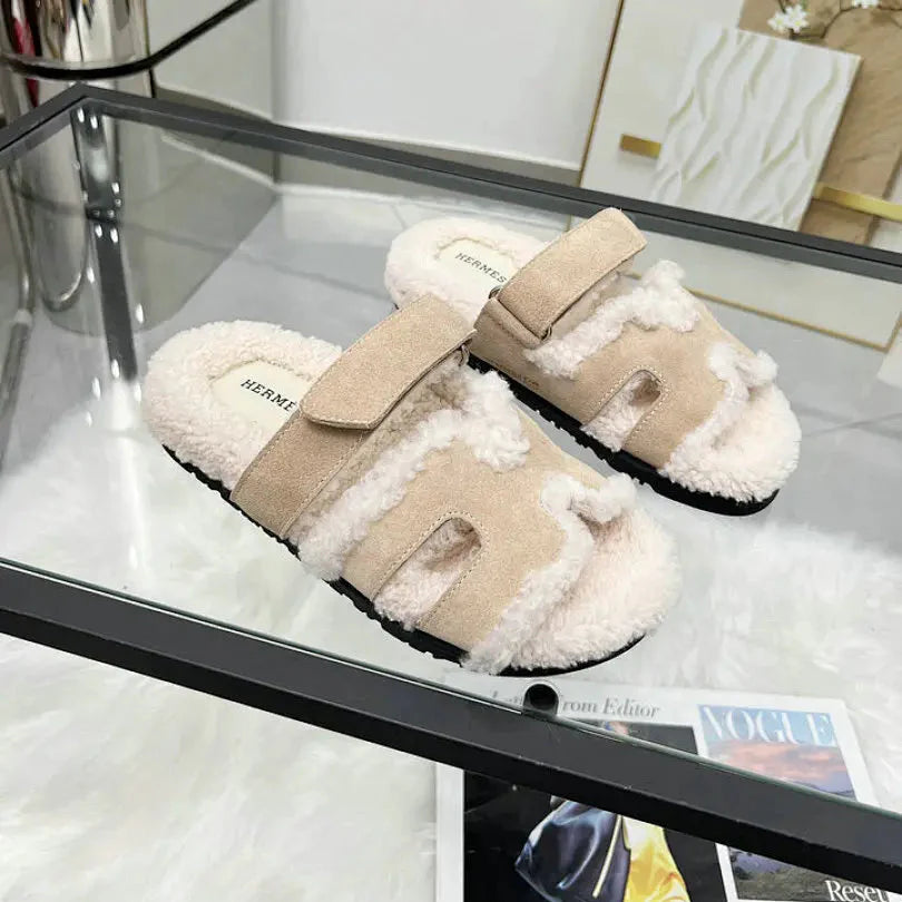 Hermes - Sandale Luxe en Peau de Mouton