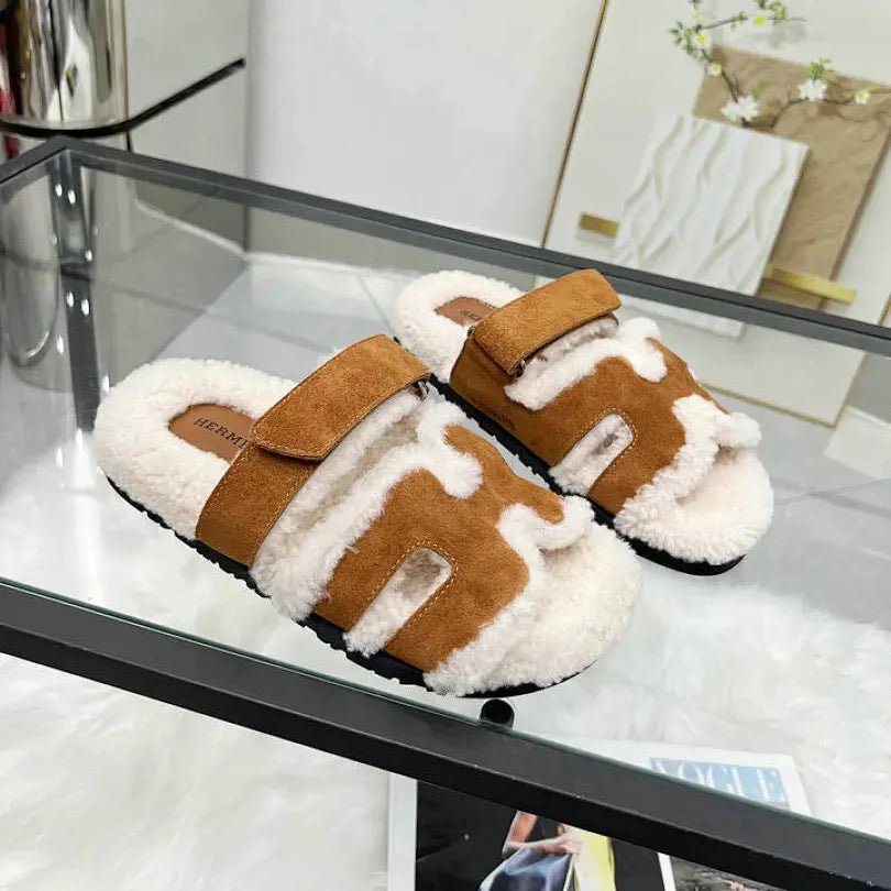 Hermes - Sandale Luxe en Peau de Mouton