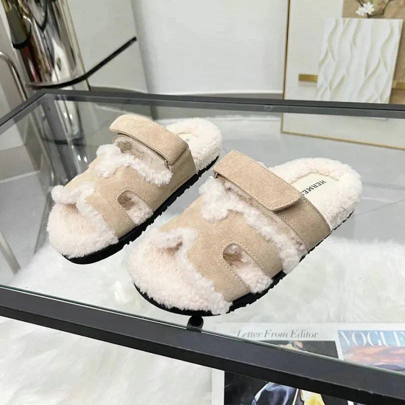 Hermes - Sandale Luxe en Peau de Mouton