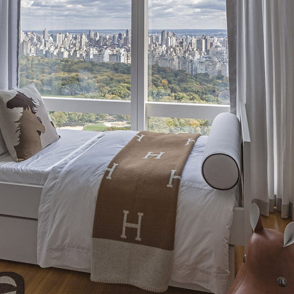 Élégante couverture en laine et cachemire - Isabelle