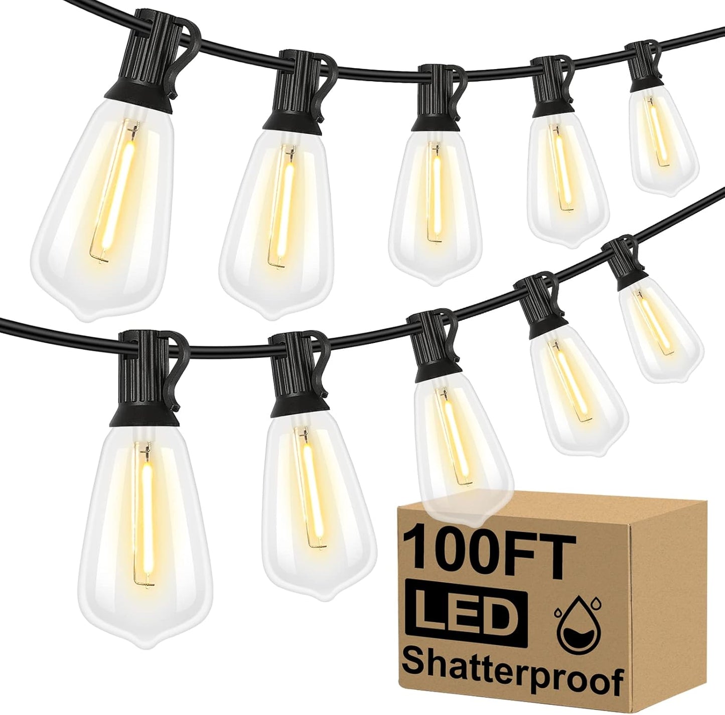 Guirlande Lumineuse LED Étanche Brightever pour Extérieur 30 m